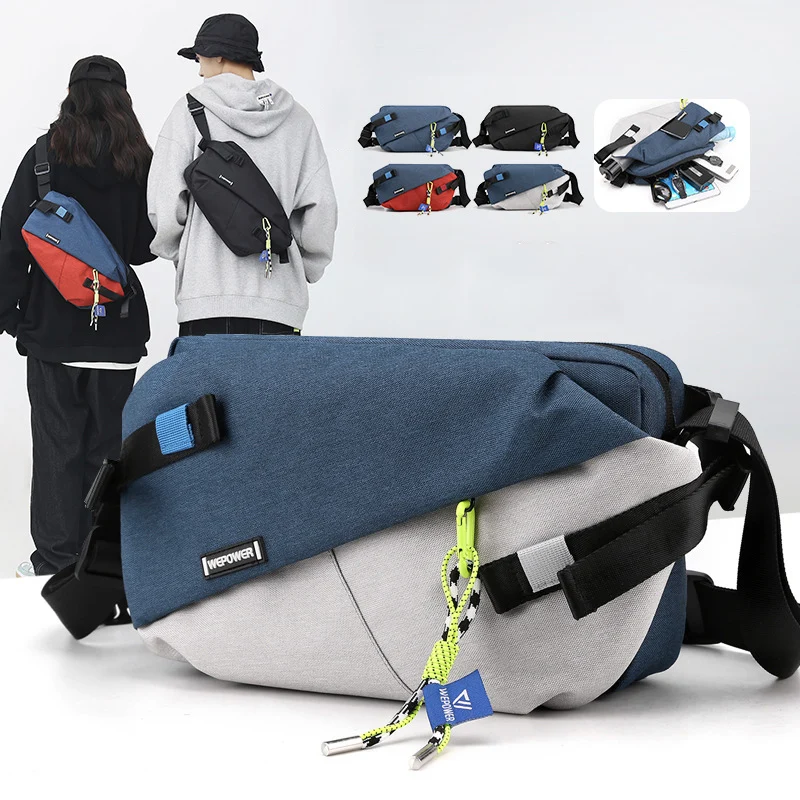 Travel Accessories For Men - High Quality Nylon Panelled Waist Packs