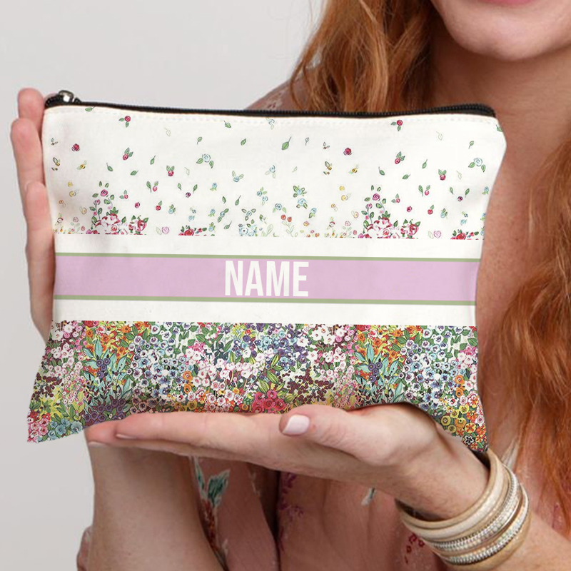 Travel Accessories Luxury Brands - Custom Name Cosmetic Bag Trendy Women