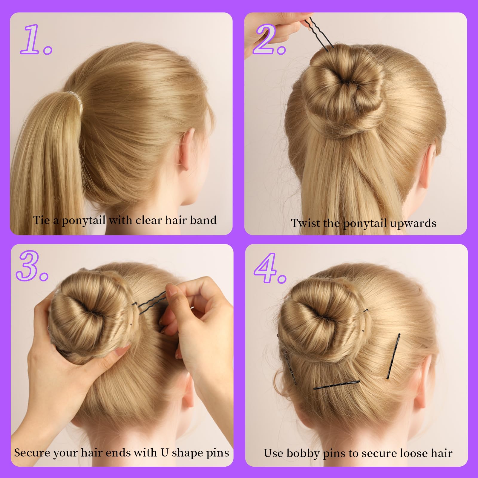 Travel Accessories With Baby - Hair Clip Set 4 Pcs/6 Pcs