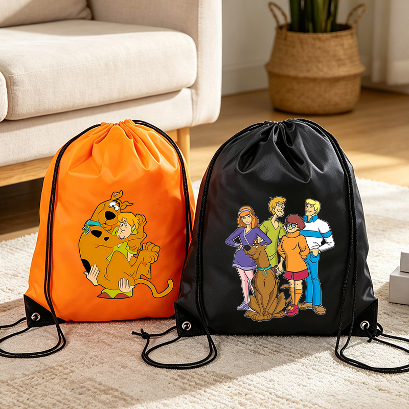 Travel Accessories Organizer - Scooby Doo Drawstring Storage Bag Cool