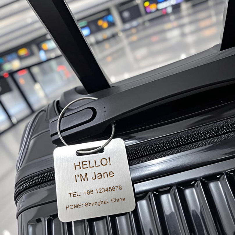 Custom Name Luggage Tag Laser  - đánh giá và giá Travel Accessories Store