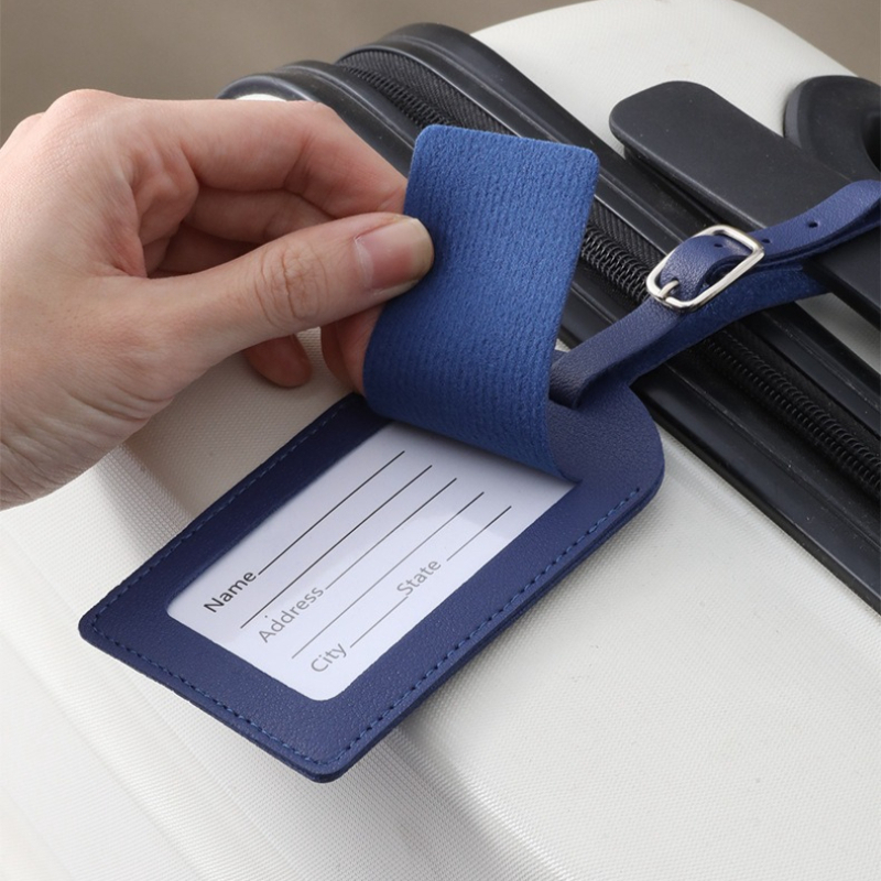 Women Men Luggage Tags PU Leat - đánh giá và giá Travel Accessories Name