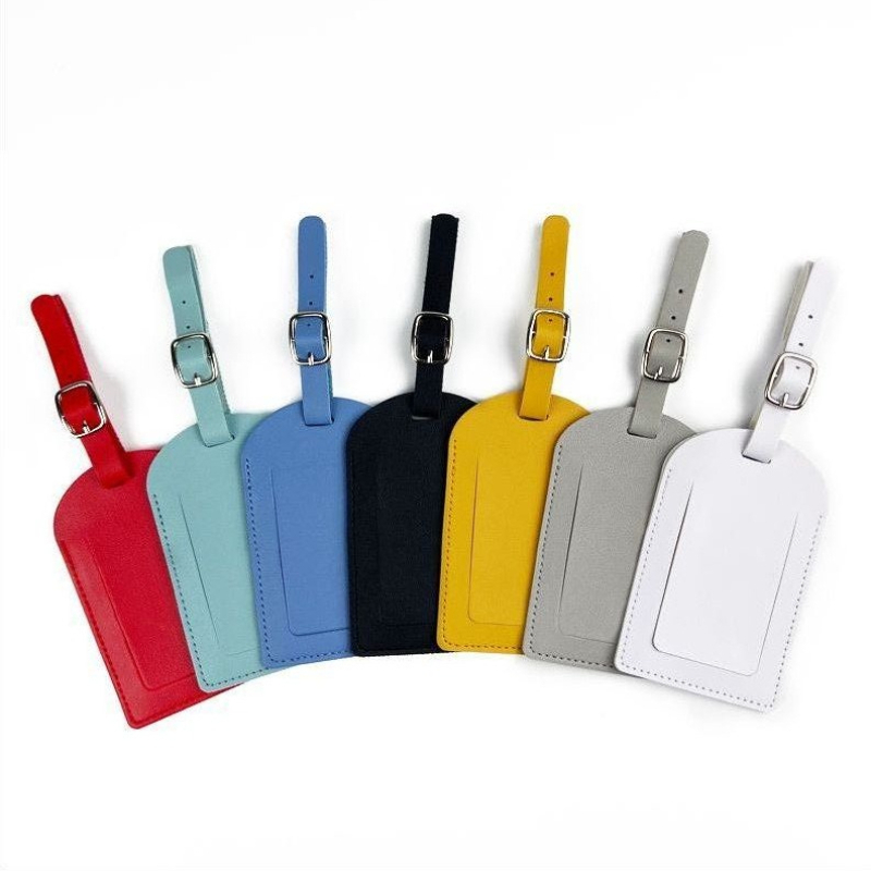 Women Men Luggage Tags PU Leat - đánh giá và giá Travel Accessories Name