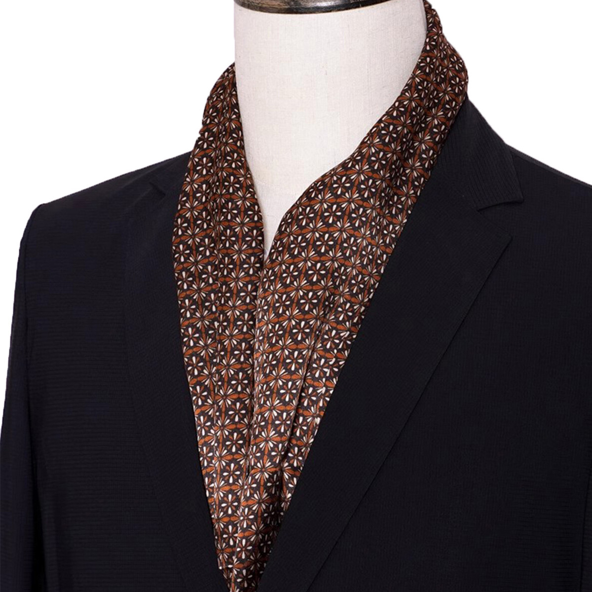 New Men's Stripe Silk Scarf Ho - đánh giá và giá Travel Accessories For Men