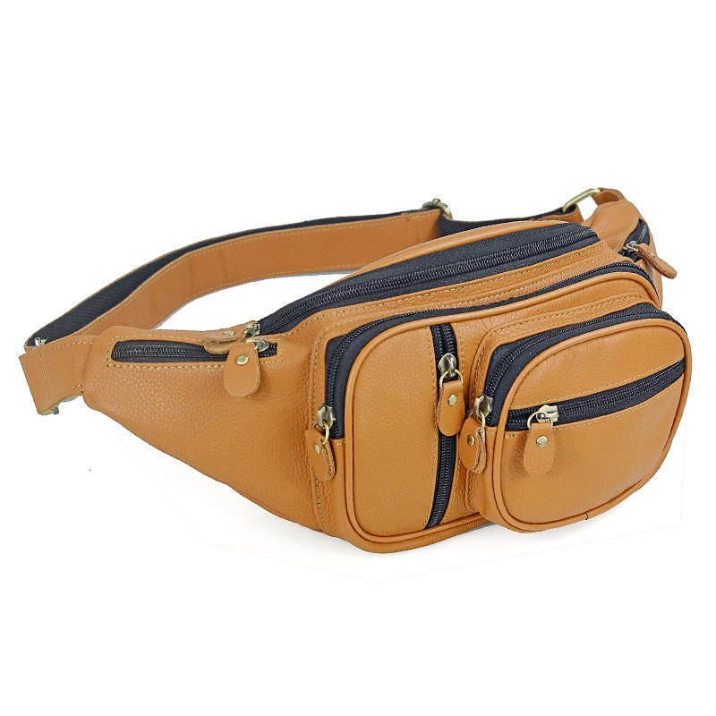 Men Genuine Leather Waist Pack - đánh giá và giá Travel Accessories For Men