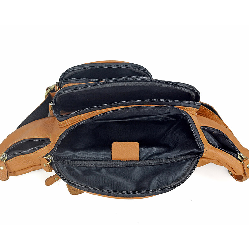Men Genuine Leather Waist Pack - đánh giá và giá Travel Accessories For Men