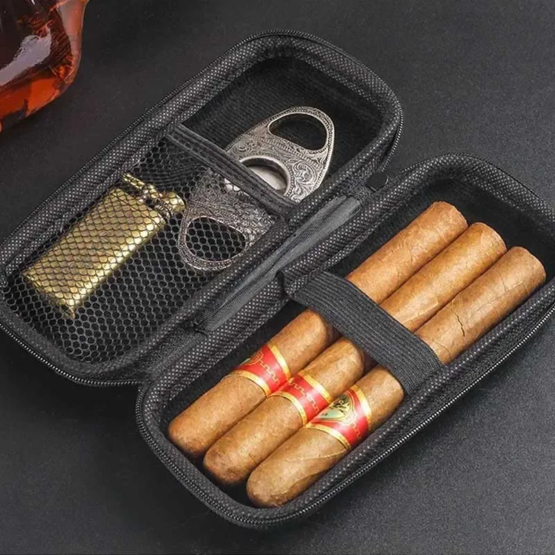 Portable Cigar Case EVA Light  - đánh giá và giá Travel Accessories Store