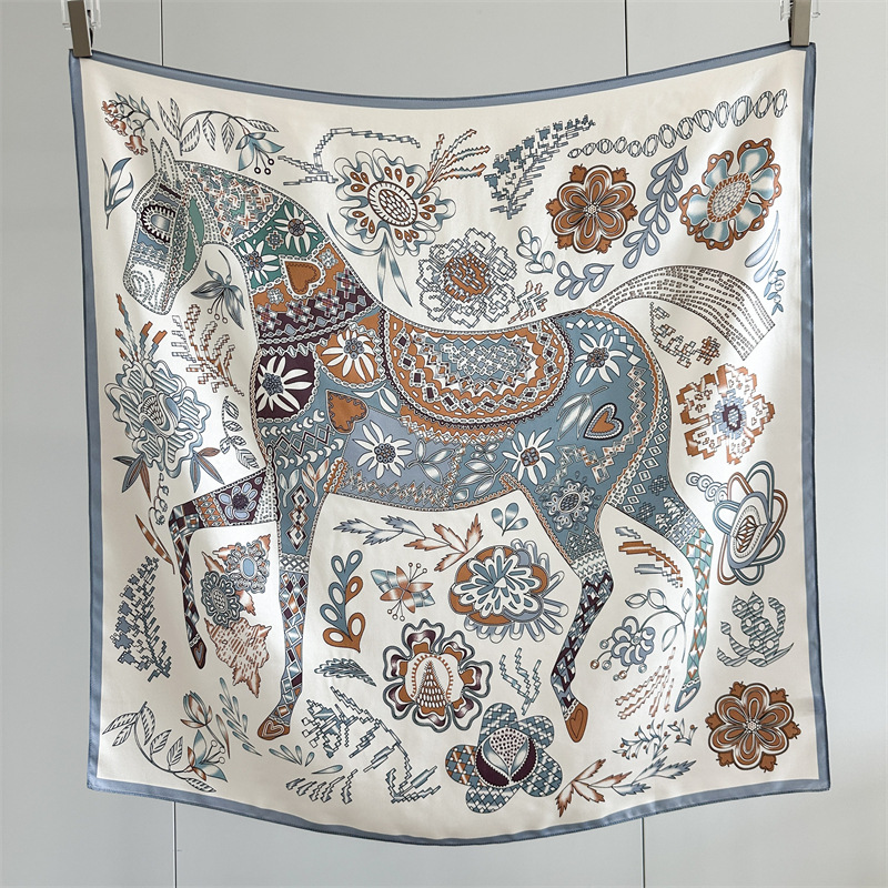 Horse Print Women 90CM Bandana - đánh giá và giá Travel Accessories Bag For Women