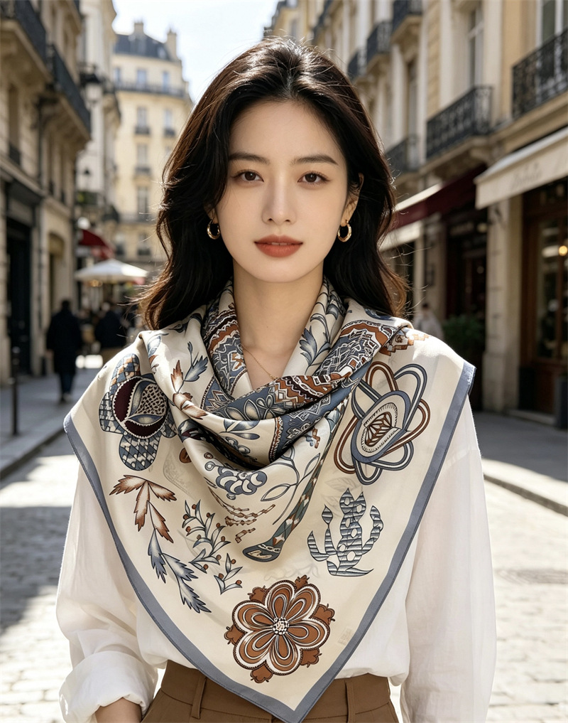Horse Print Women 90CM Bandana - đánh giá và giá Travel Accessories Bag For Women