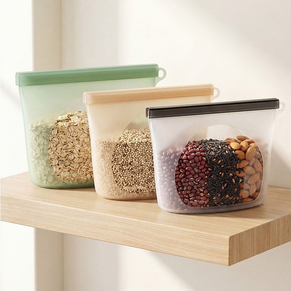 Silicone Food Preservation Bag - đánh giá và giá Reusable Zip Bag
