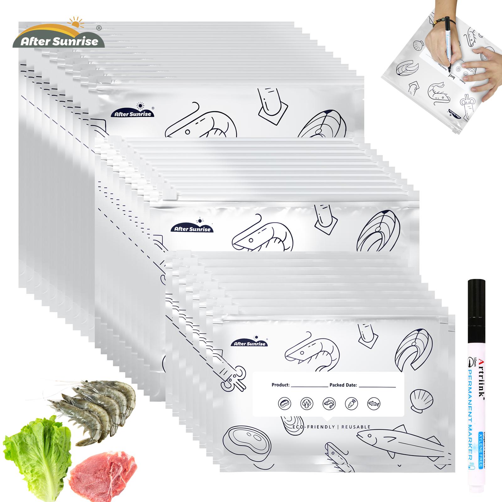 【Refrigerated Food】Reusable Al - đánh giá và giá Reusable Zip Bag