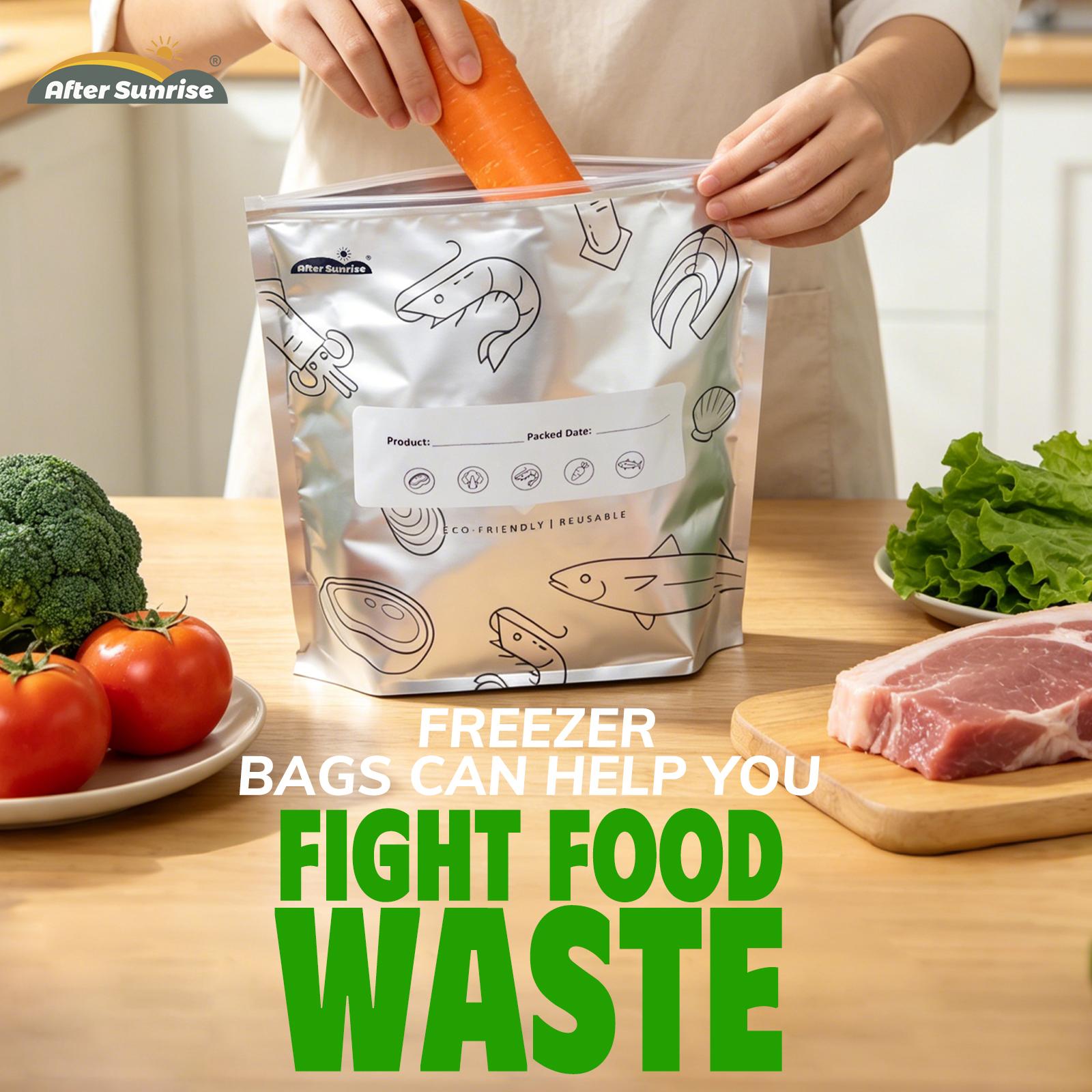 【Refrigerated Food】Reusable Al - đánh giá và giá Reusable Zip Bag