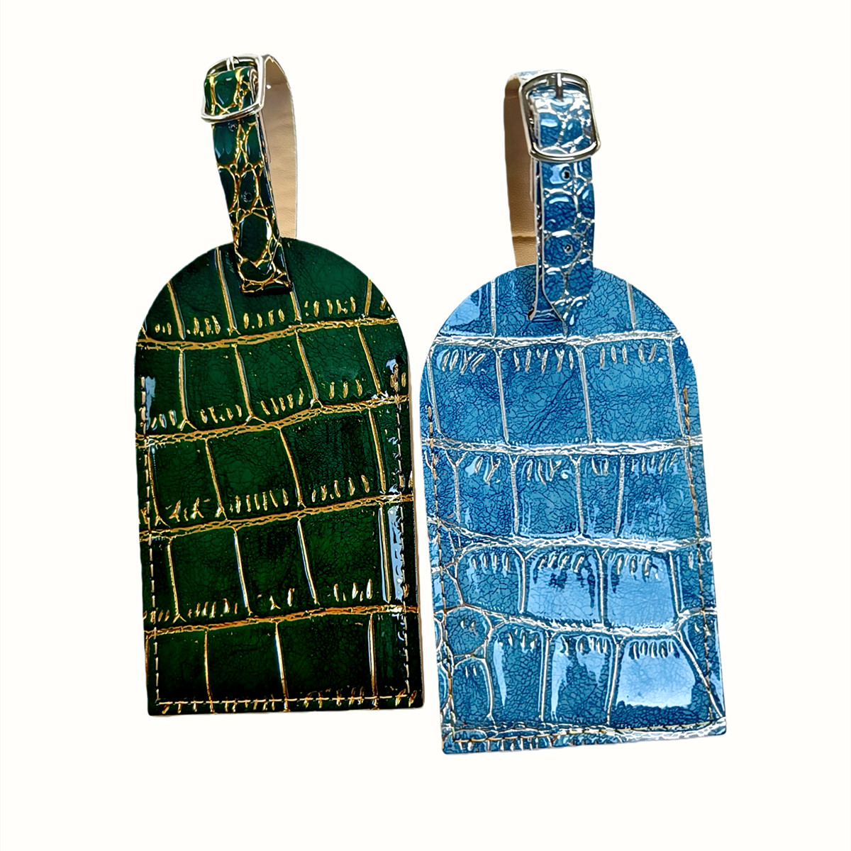 Crocodile Embossed Gold/Silver - đánh giá và giá Travel Accessories Name