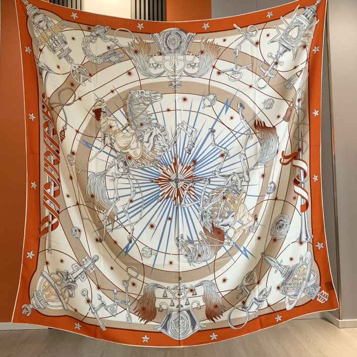 Luxury Brand Scarf Large Silk  - đánh giá và giá Travel Accessories Bag For Women