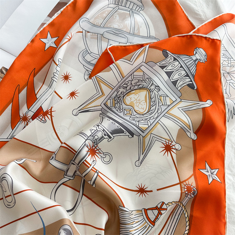 Luxury Brand Scarf Large Silk  - đánh giá và giá Travel Accessories Bag For Women