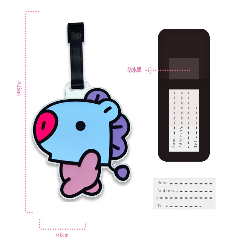 BT21 cartoon cute keychain Kaw - đánh giá và giá Travel Accessories Store