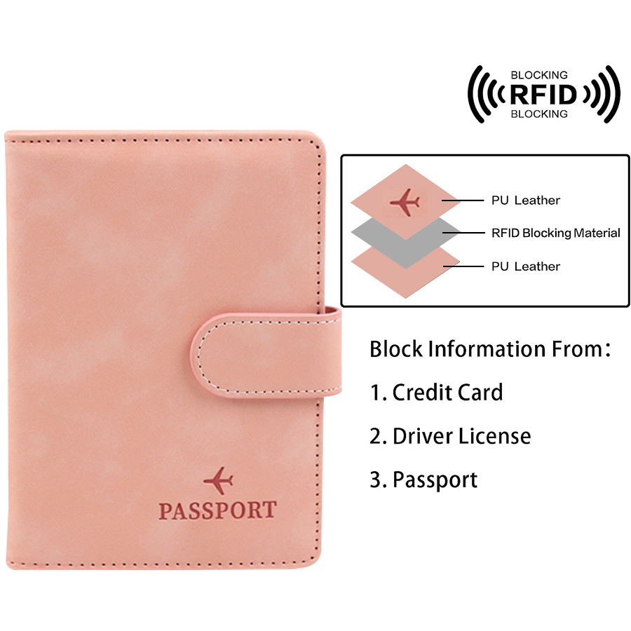 Magnetic Button Passport Cover - đánh giá và giá Travel Accessories Bag For Women