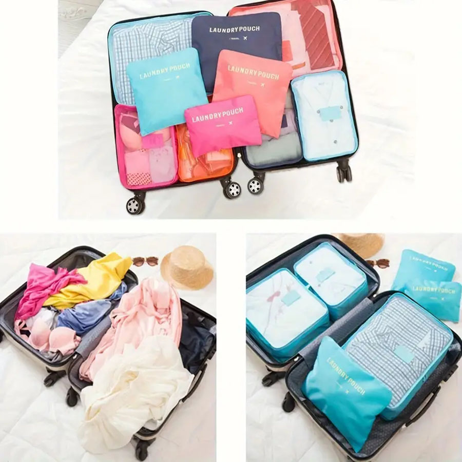 6pcs Travel Organizer Storage  - đánh giá và giá Travel Accessories Bag For Women