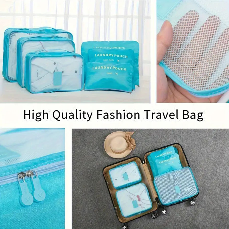 6pcs Travel Organizer Storage  - đánh giá và giá Travel Accessories Bag For Women