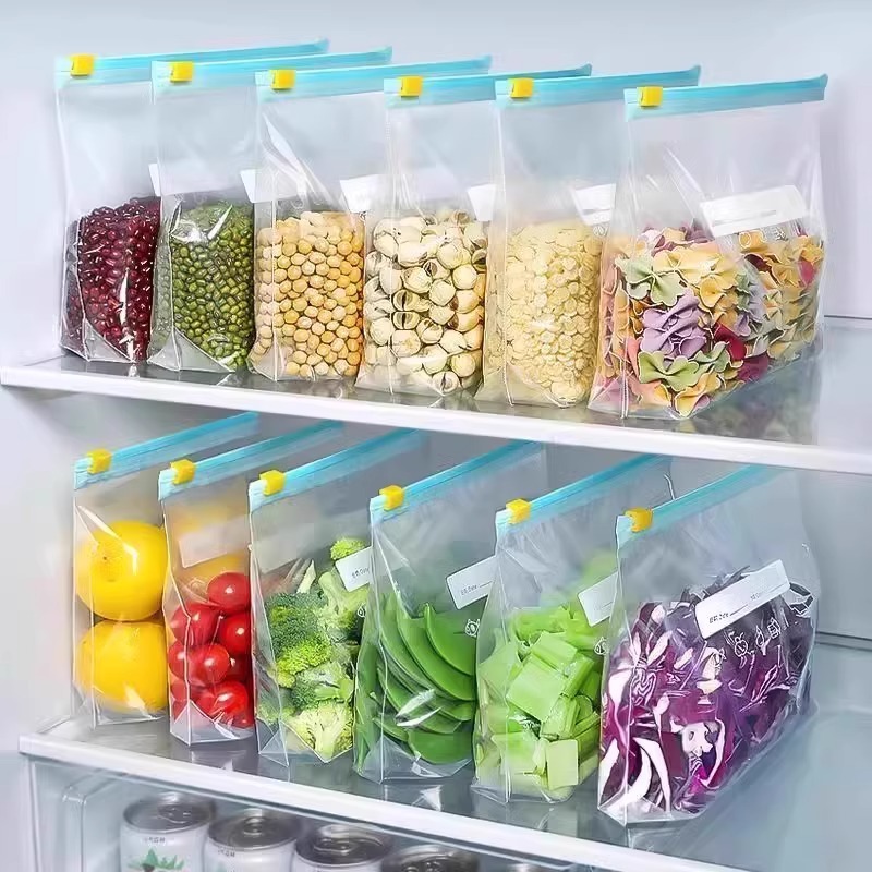Zip Lock Food Storage Bags, Th - đánh giá và giá Reusable Zip Bag