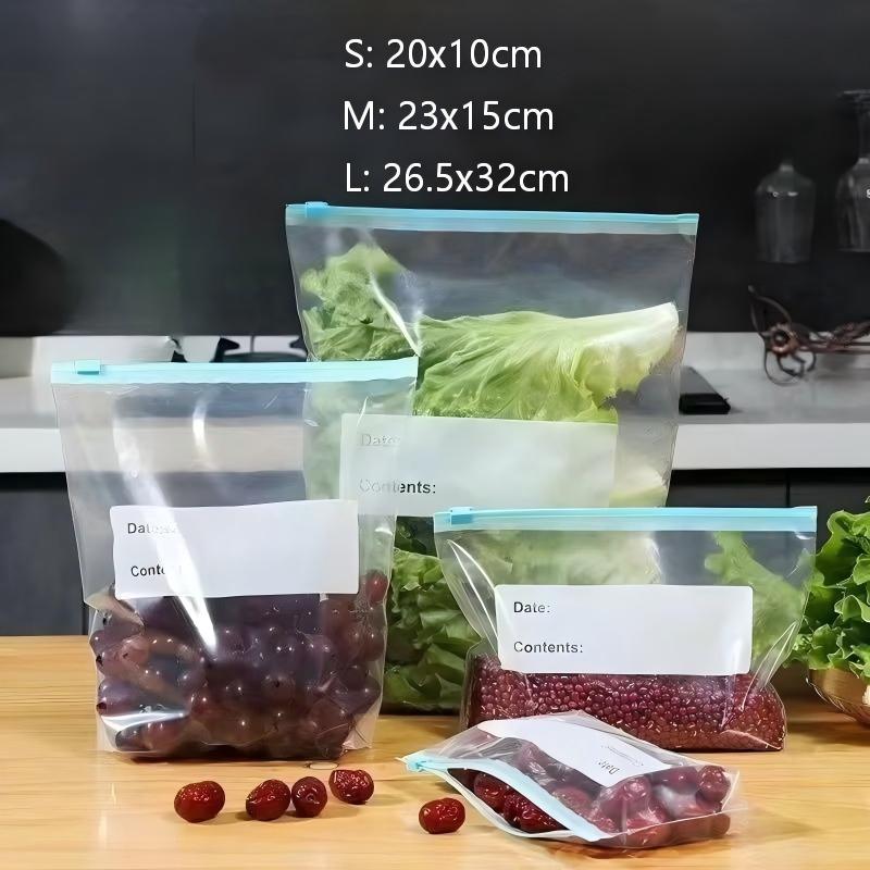Zip Lock Food Storage Bags, Th - đánh giá và giá Reusable Zip Bag