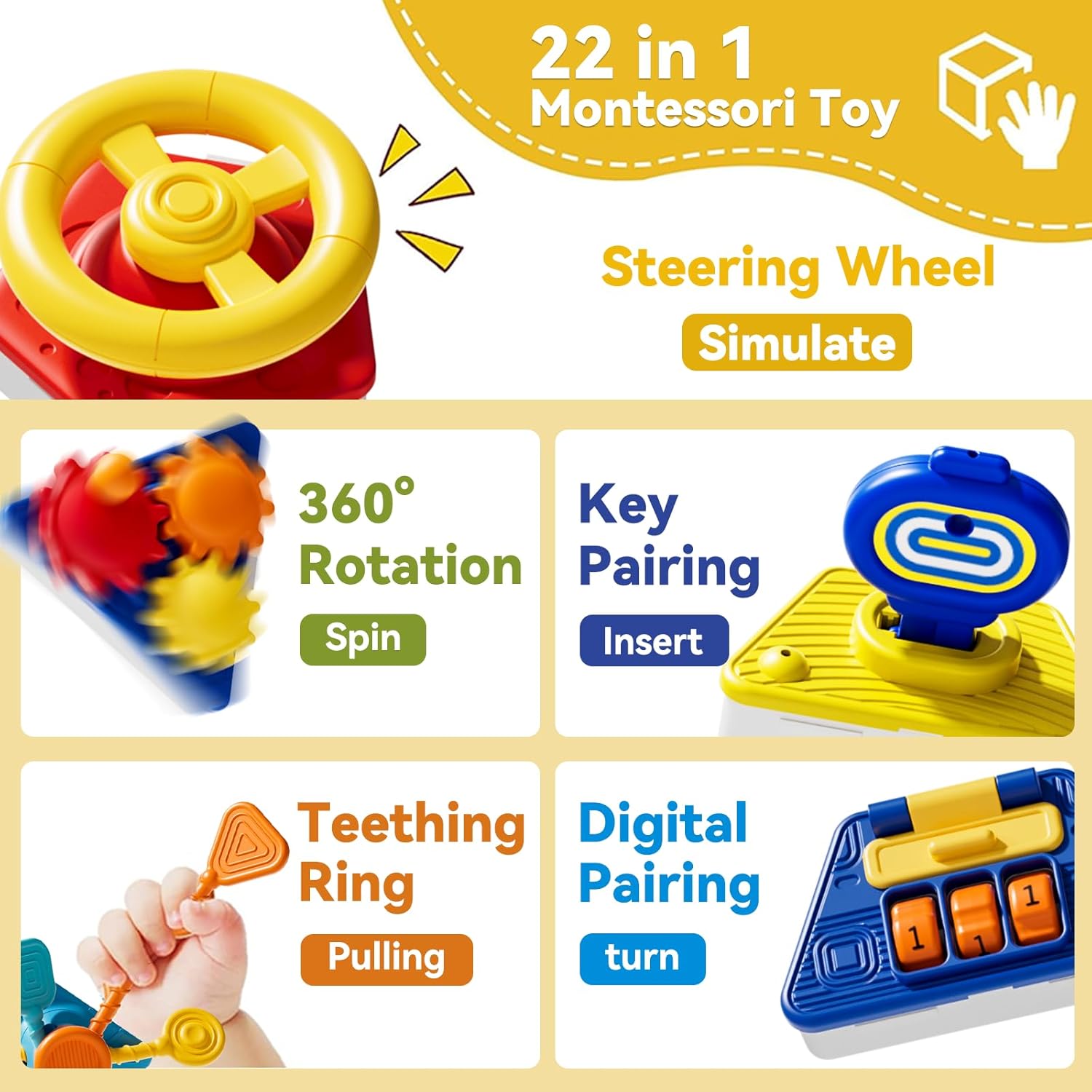 Baby Busy Board Activity Cube  - đánh giá và giá Travel Accessories Baby
