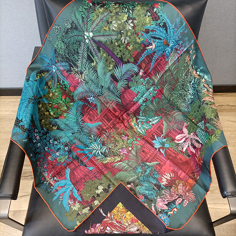 Silk Scarf 90CM Women Hand Rol - đánh giá và giá Travel Accessories Bag For Women