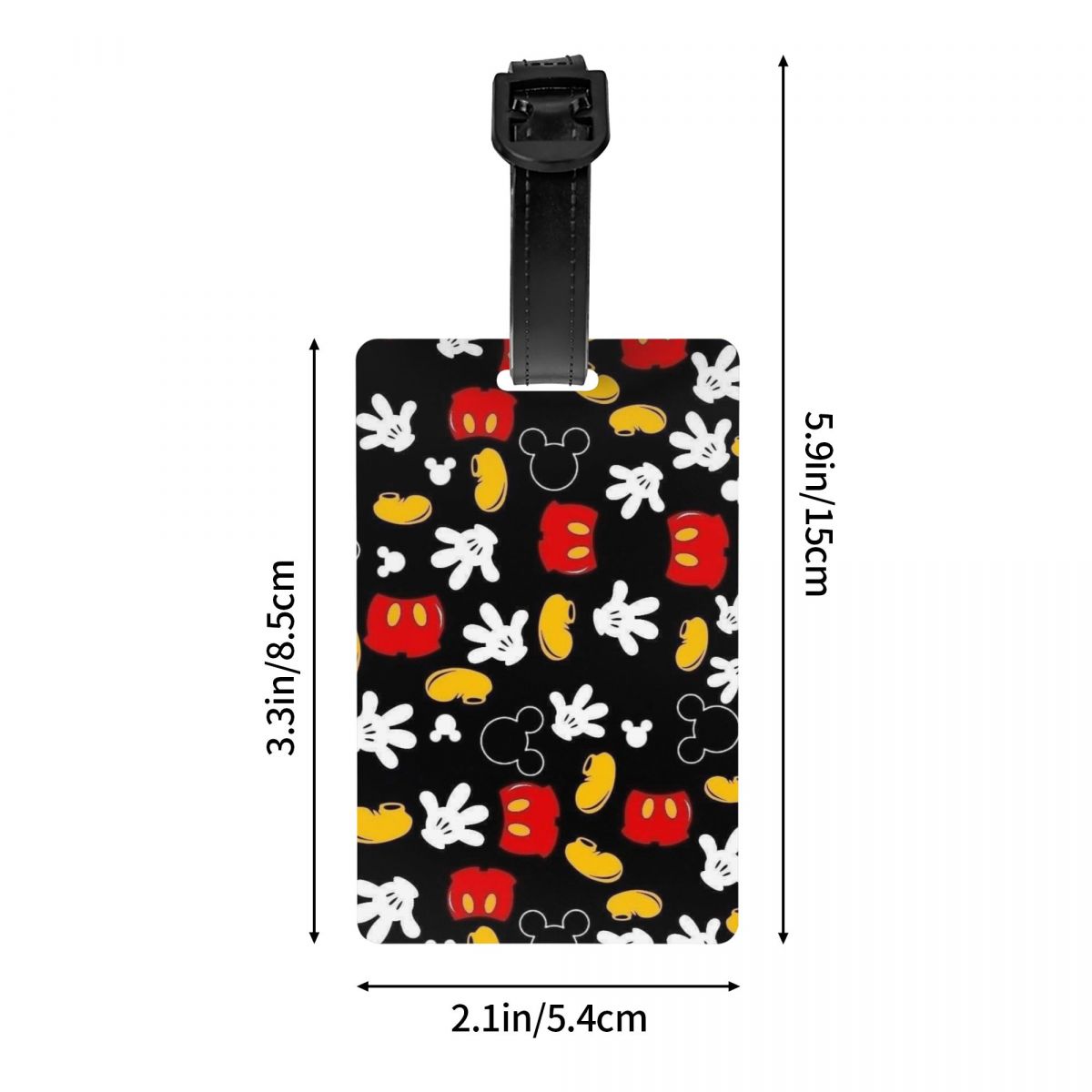 Custom M-Mouse  Luggage Tag fo - đánh giá và giá Travel Accessories Name