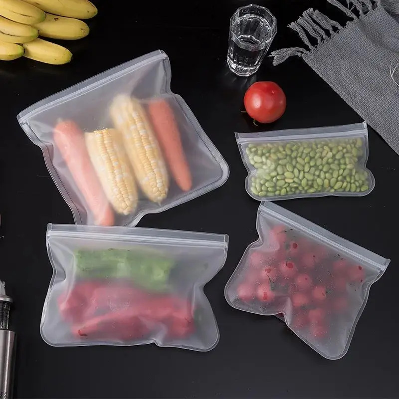 Silicone Food Storage Containe - đánh giá và giá Reusable Zip Bag