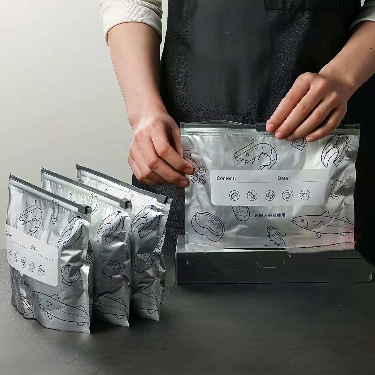 ​Reusable Aluminum Foil Freeze - đánh giá và giá Reusable Zip Bag