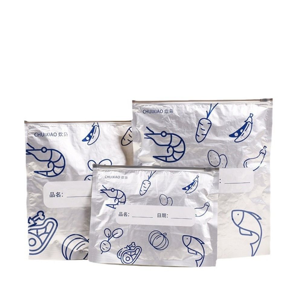 10Pcs/Bag Large Capacity Alumi - đánh giá và giá Reusable Zip Bag