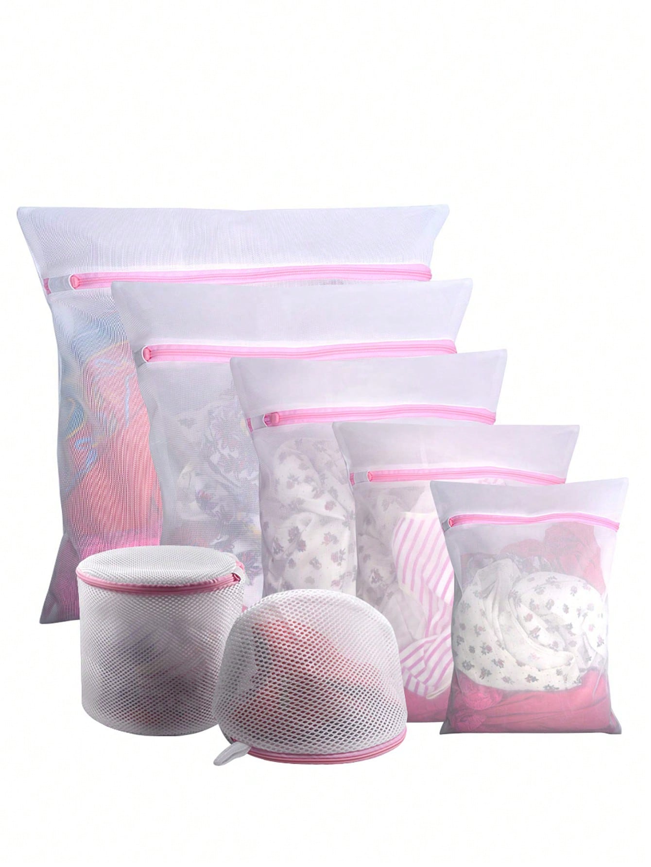 3Pcs/Set Zipped Laundry Bags R - đánh giá và giá Reusable Zip Bag