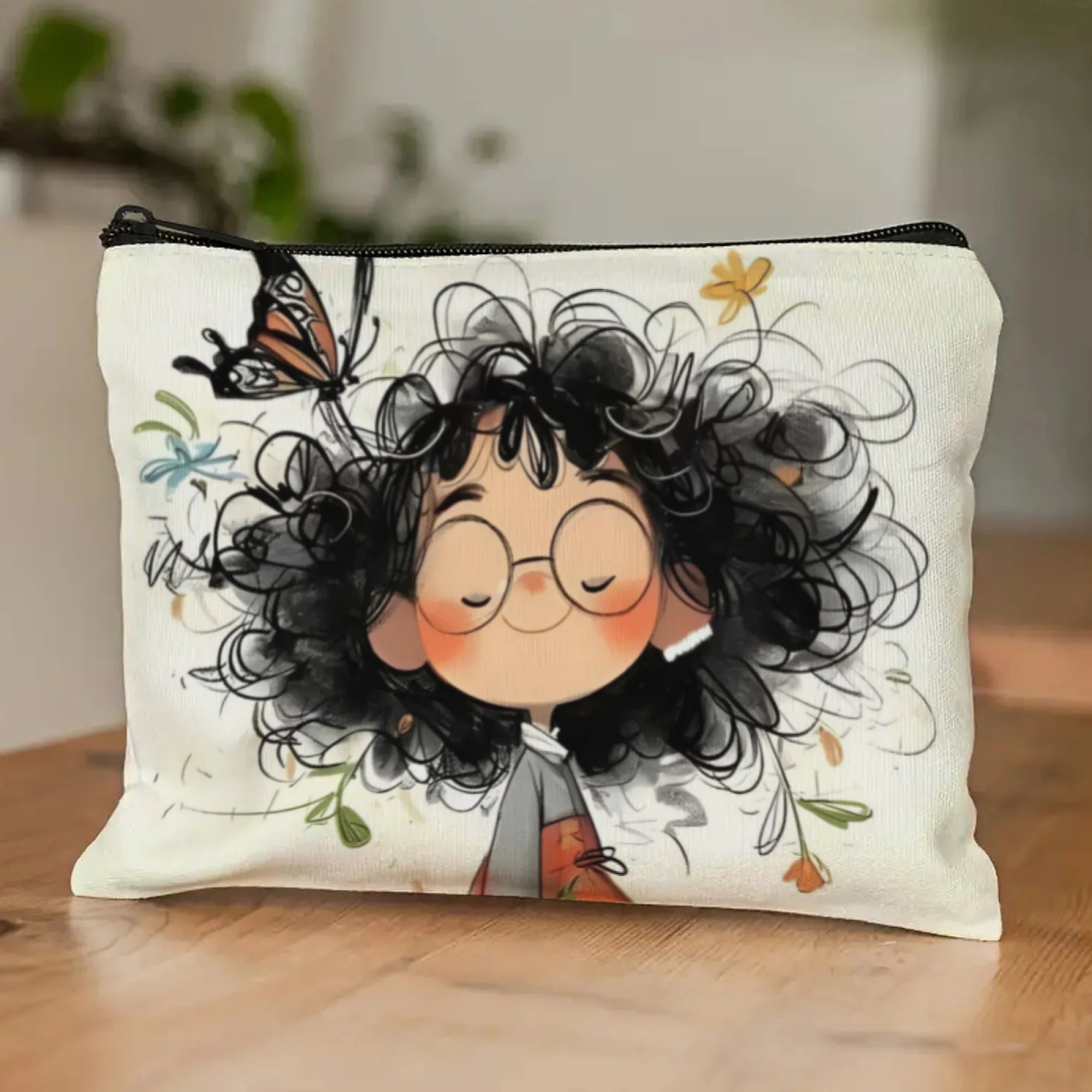 Cartoon Girl Makeup Bag Zipper - đánh giá và giá Travel Accessories Organizer