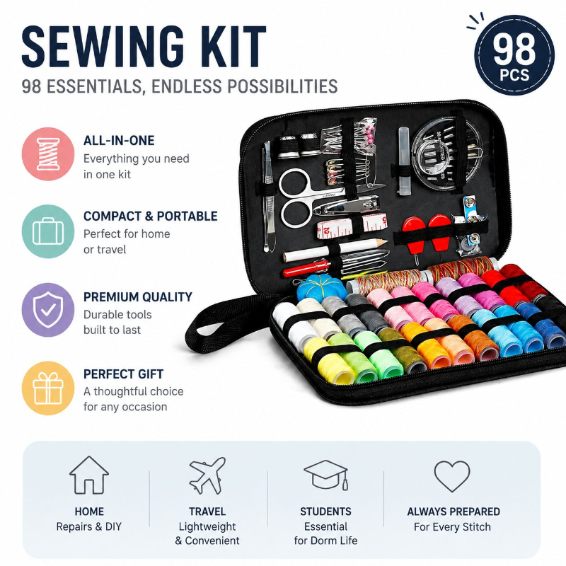 68/98PCS Sewing Accessories To - đánh giá và giá Travel Accessories Store