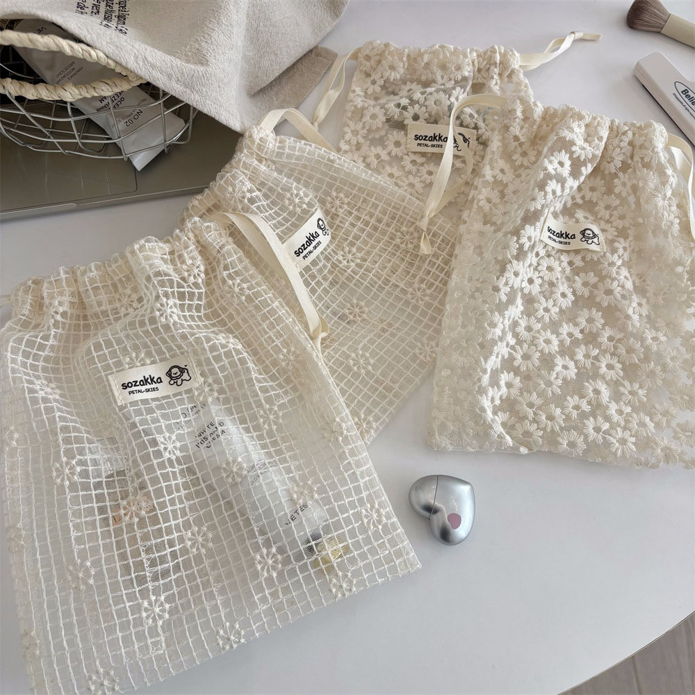Lace Embroidered Daisy Mesh Dr - đánh giá và giá Travel Accessories Store