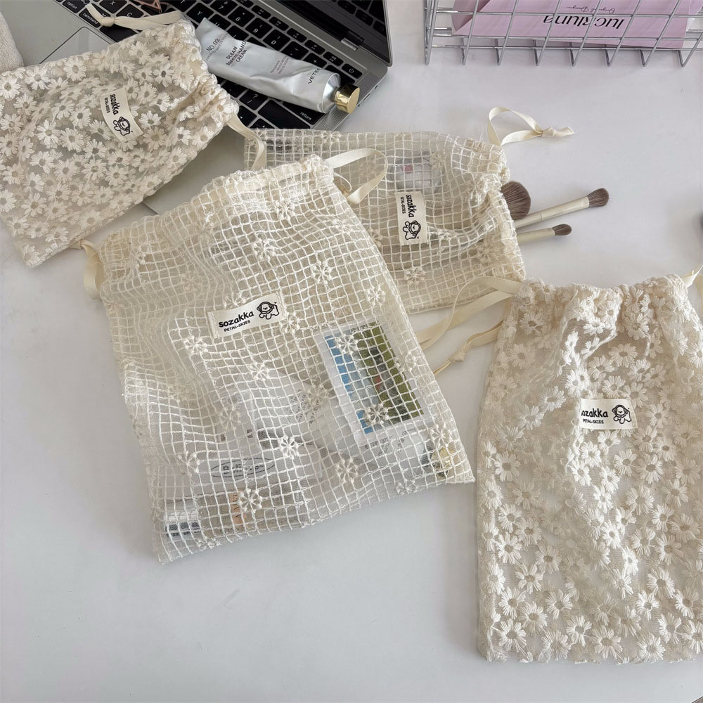 Lace Embroidered Daisy Mesh Dr - đánh giá và giá Travel Accessories Store