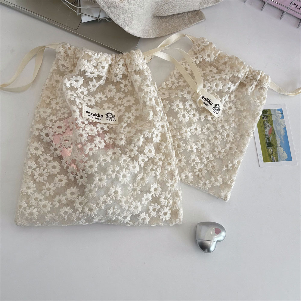 Lace Embroidered Daisy Mesh Dr - đánh giá và giá Travel Accessories Store