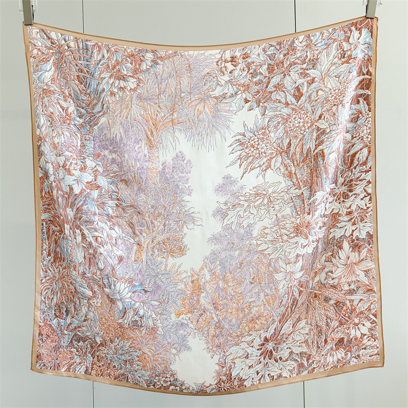 Soft Silk Scarf Women Square B - đánh giá và giá Travel Accessories Bag For Women