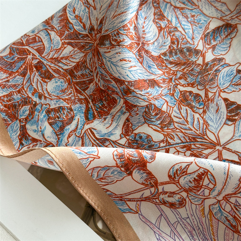 Soft Silk Scarf Women Square B - đánh giá và giá Travel Accessories Bag For Women