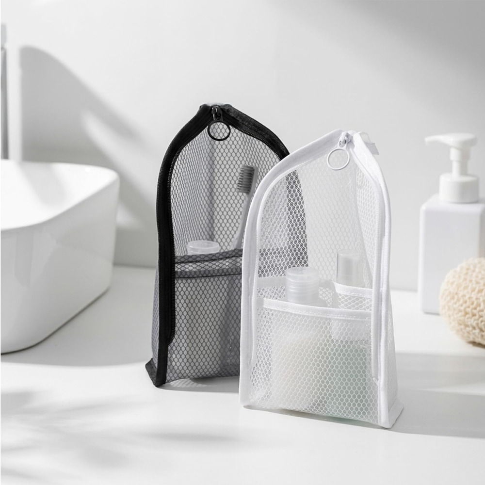 Mesh Toiletry Bag Breathable Q - đánh giá và giá Travel Accessories Organizer