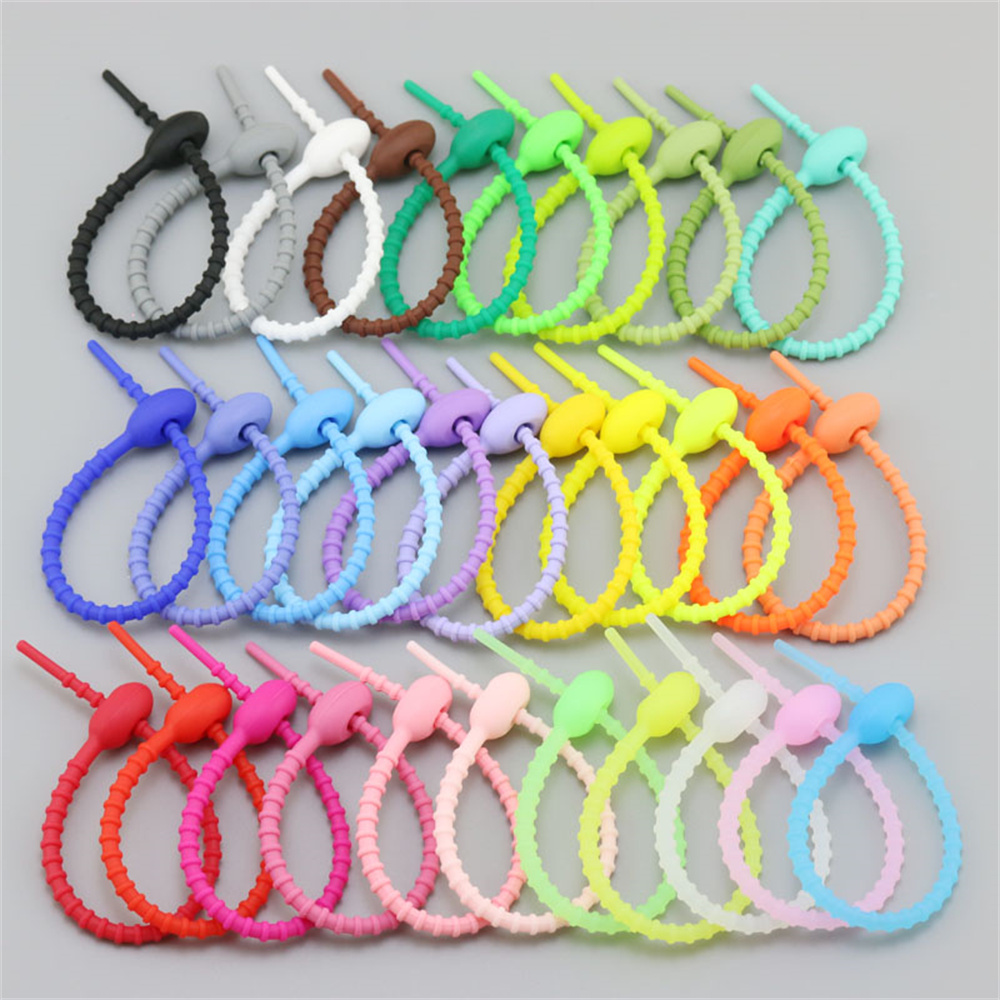 10Pcs/Lot Multi Color Silicone - đánh giá và giá Reusable Zip Bag