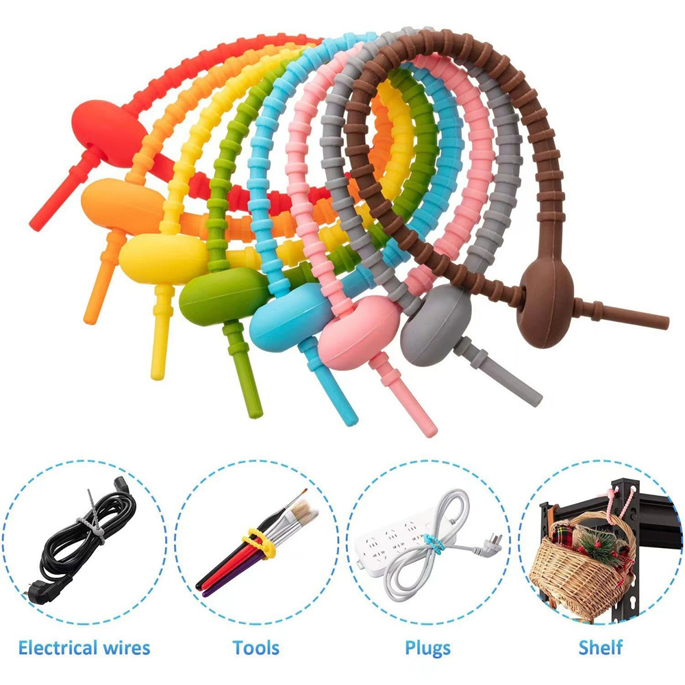 10Pcs/Lot Multi Color Silicone - đánh giá và giá Reusable Zip Bag