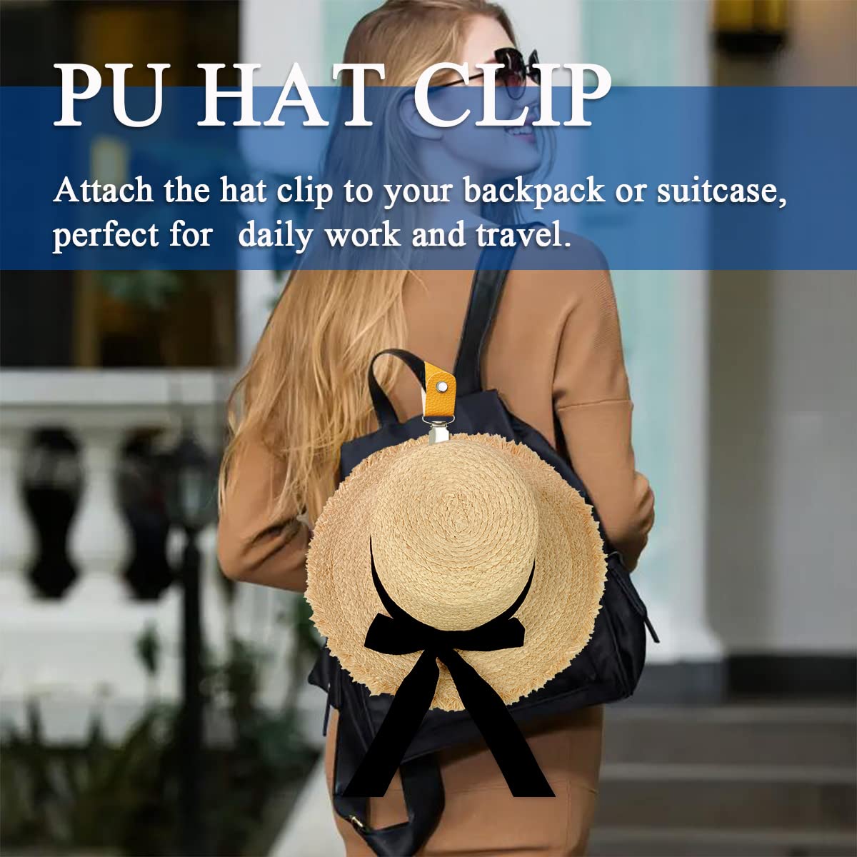 PU Leather Hat Clip for Travel - đánh giá và giá Travel Accessories Bag For Women