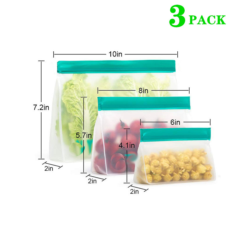 Reusable Food Storage Bag Upgr - đánh giá và giá Reusable Zip Bag