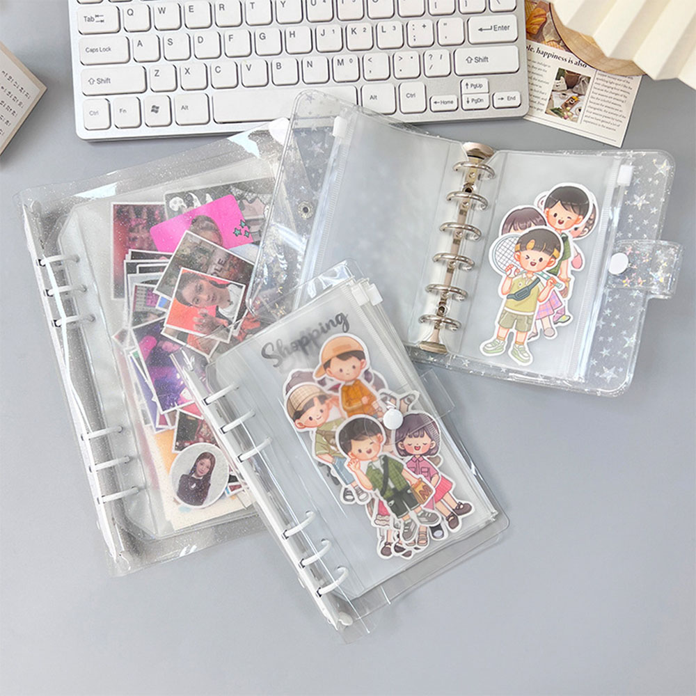 10Pcs A6 Transparent PVC Zippe - đánh giá và giá Reusable Zip Bag