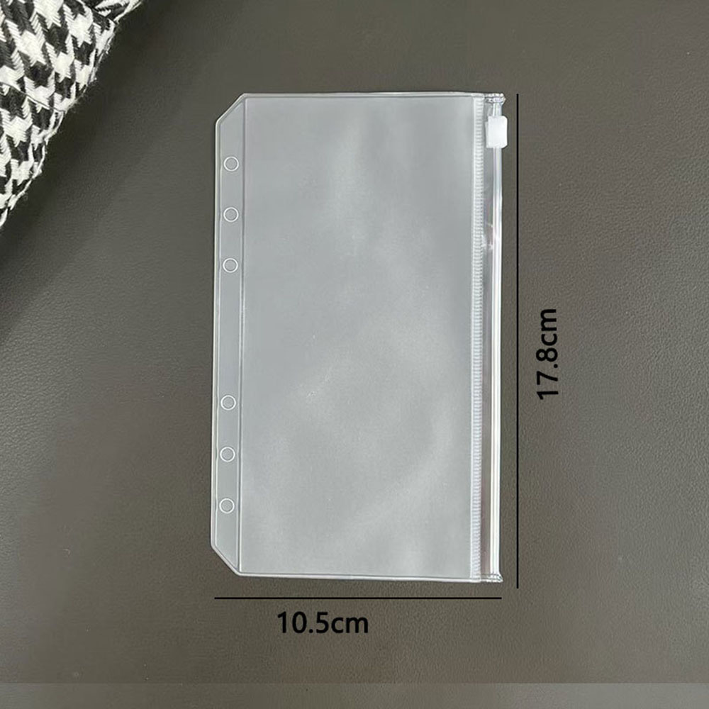 10Pcs A6 Transparent PVC Zippe - đánh giá và giá Reusable Zip Bag
